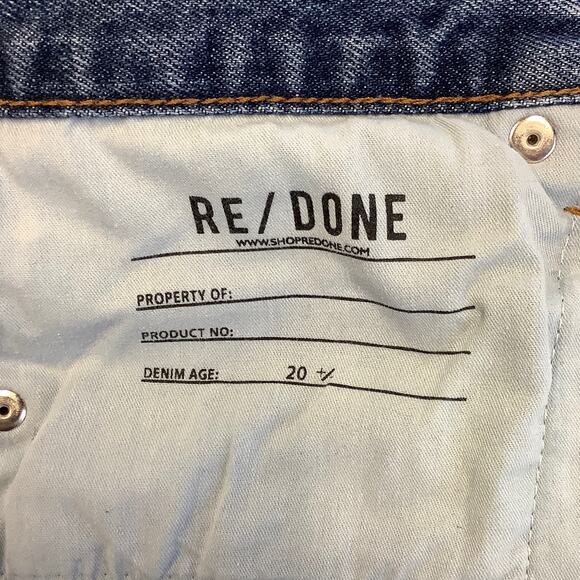 NEW! RE/DONE Levi's Easy Straight Size 26 Speedway jeans $315 msrp G18-3 - Picture 7 of 10